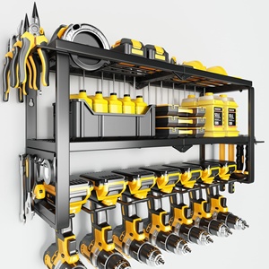 Estante <span class=keywords><strong>de</strong></span> Almacenamiento <span class=keywords><strong>de</strong></span> <span class=keywords><strong>Herramientas</strong></span> Eléctricas Plegable <span class=keywords><strong>de</strong></span> Múltiples Niveles para Garaje, <span class=keywords><strong>Organizador</strong></span> <span class=keywords><strong>de</strong></span> <span class=keywords><strong>Herramientas</strong></span> Eléctricas Montado en la <span class=keywords><strong>Pared</strong></span> - Product Image 1