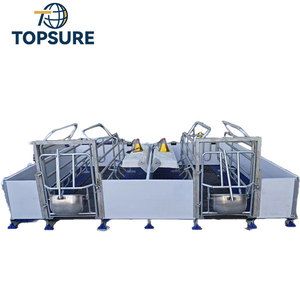 Nhà máy trực tiếp giá lợn nái heo con farrowing thùng, nhiệm vụ nặng nề mạ kẽm lợn trang trại thiết bị - Product Image 1