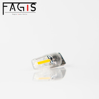 Fagis Voiture Petit Instrument LED Ampoules Led Clignotants Lumières T10 12V 150MA 60LM 12 Clips