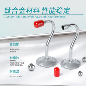 Labshark <b>Titanium</b> Alloy Sampling Head For Low Concentration Particulate Matter Smoke Sampling With Aluminum Foil Filter Membrane - Product Image 2