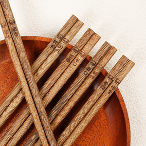 Baguettes en bois de saule, une baguette par personne, baguettes en bois pour la maison, en bois massif non peint et non ciré - Product Image 1