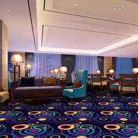 Tapis tufté classique de luxe de puzzle de tapis de polyester/nylon pour le jeu de casino