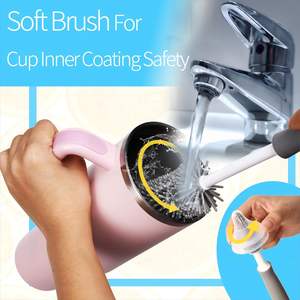 <b>Water</b> <b>Bottle</b> Cleaner Brush for <b>Stanley</b> Multipurpose Brush Cleaner Kit <b>with</b> Long Nylon <b>Straw</b> Brush 4 in 1 <b>Bottle</b> Gap Cleaner - Product Image 6