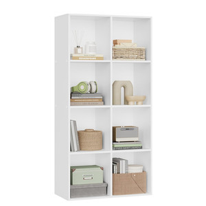 Estanterías y Muebles de Almacenamiento Modernos de Color Blanco con 8 Compartimentos, Mueble de Almacenamiento en <span class=keywords><strong>Cubos</strong></span>, Muebles de Salón, Librerías - Product Image 1