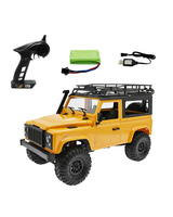 HOSHI MN-90 mobil kendali jarak jauh 1/12 pendaki Buggy 2.4GHz 4WD 25 menit bermain mendaki Off-Road truk Model dengan lampu KIT RTR MN90 MN90K