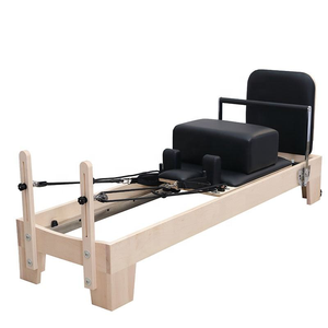 Máquina de Pilates Reformer de Madera de Arce Ecológica y Duradera a Precio de Fábrica - Equipo de Ejercicio Plegable Portátil para el Hogar/Estudio - Product Image 4