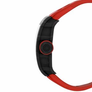 Reloj de Diseño Futurista 2025 5A Skeleton para Hombre, Personalizado, de Fibra de Carbono Ultraligera, Resistente al Agua, con Caja Ovalada y Correa de Goma - Product Image 3