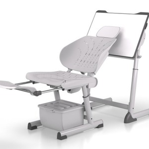 Bureau et chaise d'étudiant modernes en métal et plastique pour l'étude en classe de l'école primaire - Product Image 6