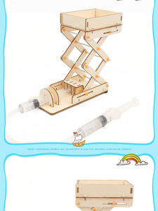 Teknologi DIY Platform pengangkat hidrolik buatan tangan percobaan ilmiah temuan SETM pendidikan sains dan Model pendidikan - Product Image 6