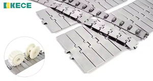 Çelik konveyör bant için paslanmaz zincir kemer konveyör bileşenleri Metal bant üretim tesisi - Product Image 6