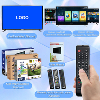 Téléviseur Intelligent LED Android de 75 Pouces, Écran Plat Complet 4K de 65 Pouces, Télévision OEM Smart TV 32 43 50 55 Pouces