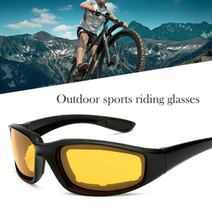 Lunettes de soleil de cyclisme et de moto, lot de 3, avec protection contre le vent - Product Image 5
