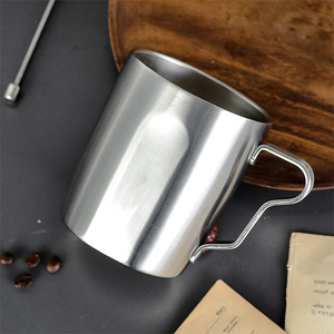 Lekfre ถ้วยน้ำสแตนเลสสไตล์เกาหลีถ้วยน้ำเหยือกกาแฟสแตนเลสแก้วกาแฟ - Product Image 3