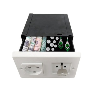 Ổ cắm tường an toàn an ninh bí mật ẩn hộp bí mật ẩn an toàn như các ổ cắm cho bảo vệ đóng chặt đồ trang <span class=keywords><strong>s</strong></span>ức có giá trị tiền mặt - Product Image 1