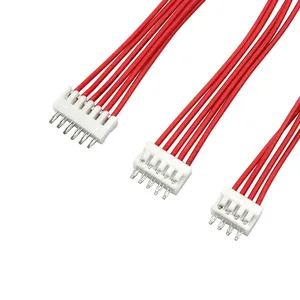 Custom jst gh 6pin 1.25mm Connector Industrial Electrical LED Light Wire Harness Cable Assembly Manufacturer jst gh 6pin