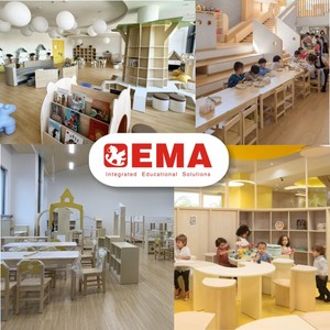 Set di Mobili per Biblioteca per Bambini Ema di Alta Qualità Personalizzato, Scaffali per Asili Nido e Aree Lettura - Product Image 2