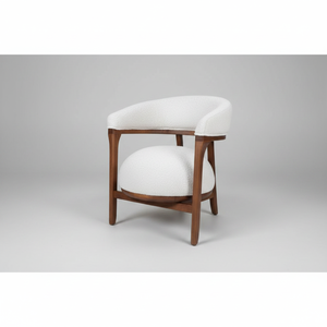 Premium Quality Eco Friendly Wooden Lounge <b>Chair</b> with Curved <b>Back</b> and Padded Seat for Living Room and Hotel Use - Product Image 2