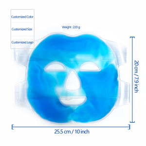 フェイスアイジェルマスククーリングフェイスコンプレスパックアイジェルマスク腫れクーリングアイマスクヘッドチアイスフェイスパック - Product Image 2