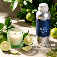 Huile Essentielle de Bergamote Fraîche et de Citron Vert pour Bougies en Cire de Soja DIY, Parfum Agrumes Épicé, Vente en Gros Personnalisée