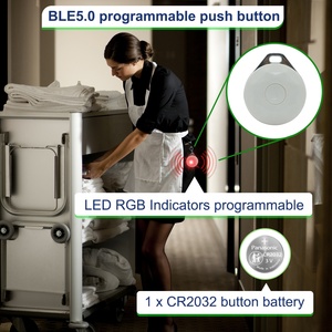 SCiE8 tamaño pequeño usable BLE mascota/sistema de seguimiento de personas llavero barato iBeacon Eddystone Beacon Bluetooth etiqueta - Product Image 3