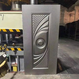 Panel de Puerta Repujado, Puerta de Acero, Lámina de Hierro con Acabado en Cuero, Puerta <span class=keywords><strong>Antirrobo</strong></span>, Entrada, Patio, Fachada - Product Image 1