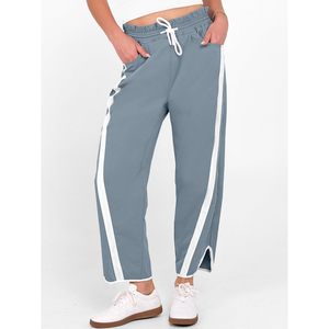 Pantalones Deportivos para Mujer FOXA, Pierna Ancha, Cintura con Cordón, Ligeros, Transpirables, con Franja Lateral, Casuales, con Bolsillos - Product Image 2