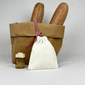 New Design Organic Cotton Canvas Material Drawstring Gift Pouch <b>Bag</b> Wholesale - Product Image 1