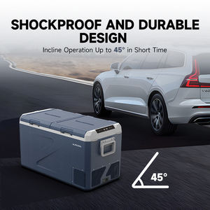 ICF61 Alpicool, congelador portátil de 12 voltios, portavasos para nevera, diseño de puerta, compresor de CC, congeladores de pecho, refrigeradores para acampar - Product Image 4