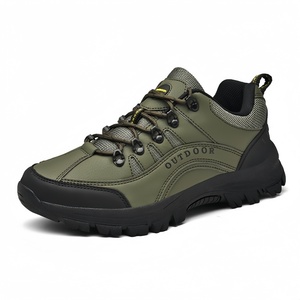 Zapatos Deportivos de Senderismo con Cordones para Hombre, Tallas 48 y 49, para Todas las Estaciones, de Cuero Sintético, Impermeables, Antideslizantes, Resistentes al Desgaste y a los Impactos - Product Image 3