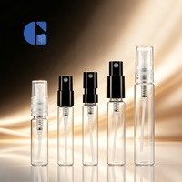 Atomizador de Perfume de Viaje Mini de 2 ml, 1.5 ml, 5 ml, Frascos de Vidrio para Muestras de Perfume, Envase para Perfume