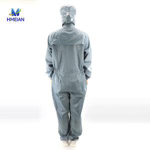 Combinaison de salle blanche rose uniforme pour ouvrier d'usine combinaison esd vêtements de travail - Product Image 3