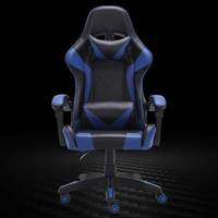 Chaise de jeu en gros avec fonctions inclinables et rotatives en cuir PU pour PC et Esports composée de métal fer nylon