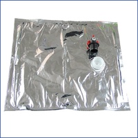 Sac de conditionnement liquide en plastique personnalisé de 2L, 3L, 5L, 10L pour vin et jus, avec valve