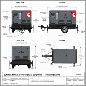 Groupe électrogène diesel professionnel insonorisé super silencieux avec moteur Cummins Weichai Yuchai Perkins de 300-2000 kW, homologué OEM - Product Image 5