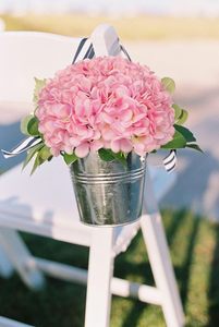 Hortensia Artificial Blanca y Rosa en Oferta, Flor de Seda de una Sola Cabeza para Decoraciones de Bodas, Día de la Madre, Navidad y Año Nuevo - Product Image 4