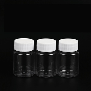 Flacon PET transparent épaissi de 50 ml, design capsule à large ouverture, pour lotion de cils, portionnement de 50 g, échantillon de perruques, revêtement UV - Product Image 5