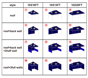 Heavy Duty Commercial Custom Outdoor Event Vendor <strong>Tent</strong> Canopy Hex Aluminum Big Custom Branded 10x10 Pop up Canopy <strong>Tent</strong> With Logo - Product Image 4