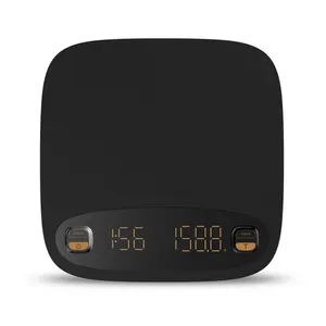 Sleek Coffee Scale with Timer, Tare Function and LCD Display for Espresso