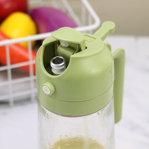 Glass 2 in 1 Olive Oil <strong>Vinegar</strong> Sprayer <strong>Bottle</strong> 470ml Wholesale Price Dispenser <strong>Bottle</strong> for Air Fryer Cooking - Product Image 4