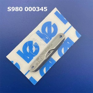 Cuchillas para Máquina de Coser Durkopp 887, Cuchilla Superior Móvil <span class=keywords><strong>0887</strong></span> 330100, Cuchilla Inferior Fija M345 M357 M346 M359, Piezas Originales - Product Image 2