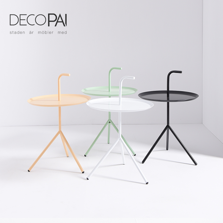 Petit métal table à thé fer art créatif table d'appoint simple canapé coin chambre table de chevet petits meubles