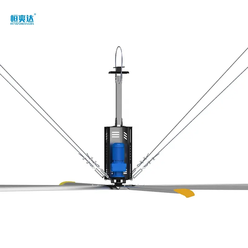 16ft hvls छत प्रशंसक hvls औद्योगिक छत प्रशंसक थोक मूल्य hvls विशाल छत पंखा