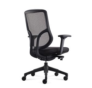 Kursi kantor putih ergonomis dengan sandaran lengan, kursi rumah adaptif nyaman kualitas tinggi dengan sandaran lengan 3D yang dapat disesuaikan - Product Image 3
