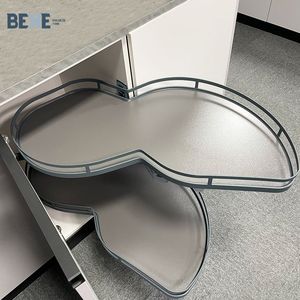 Kitchen Blind Corner <b>Slide</b> <b>Swing</b> Out Space-saving Grey Blind Magic Corner Cabinet Pull Out Corner Basket <b>Swing</b> Trays <b>Swing</b> Tray - Product Image 1