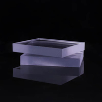 Panneaux de toiture en polycarbonate transparent OEM, panneaux muraux solides pour auvents de porte résidentiels, fabricant pour projets en gros