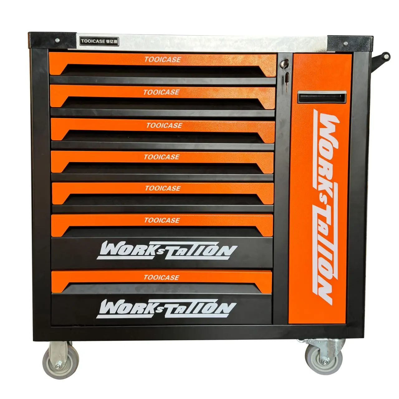 Металлический алюминиевый шкаф для хранения инструментов