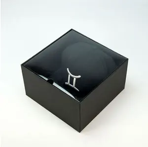 Высококачественная Роскошная шляпная крышка упаковочная коробка шляпа Подарочная бумажная коробка с прозрачной крышкой