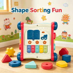 Juguetes Educativos de Poliedro Triangular LK Toys, Botones Musicales Coloridos, Juguete de Rompecabezas de Poliedro - Product Image 2