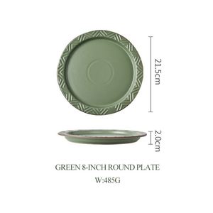 Luxury Tableware Dinnerware Bohemian Restaurant Dish Ceramic <b>Dinner</b> Cutlery Plate <b>Set</b> - Product Image 6