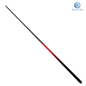 Queue de billard en fibre de carbone Healing, rouge et noire, avec étui, durable, pour le jeu de la neuf balles - Product Image 5